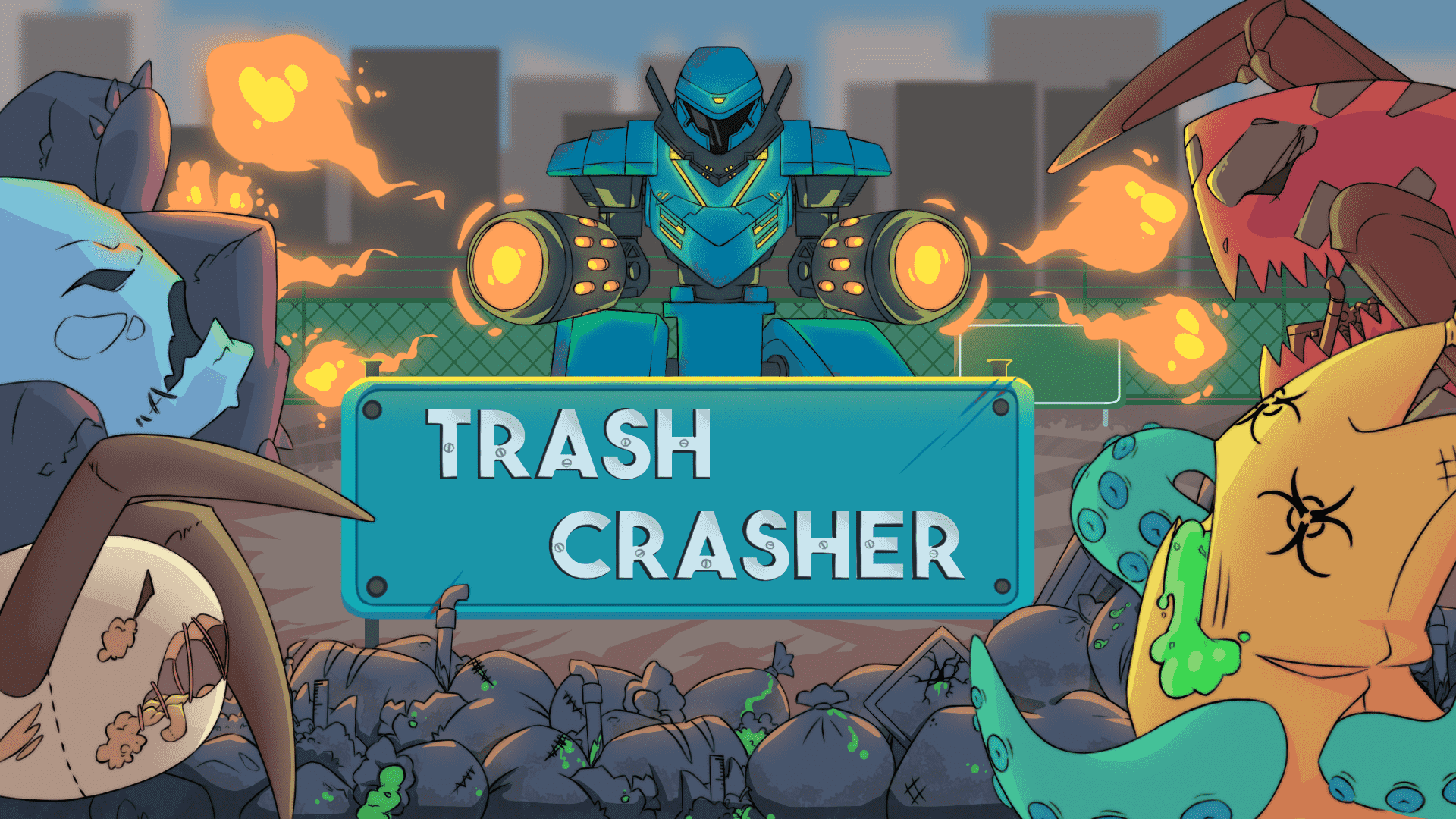 Trash Crasher Banner